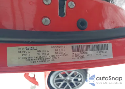 2017 Dodge Challenger T/A Plus из США, поврежденный, VIN 2C3CDZBT8HH632740